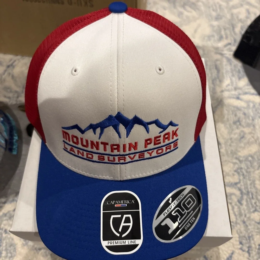 3 Piece Bundle , Cap America Cap, Flex-fit,  Outdoor Adventure Logos